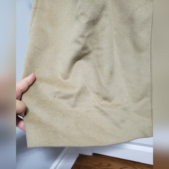 VINTAGE MALLIA Tan Wool & Cashmere Long Coat - Picture 15 of 15